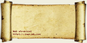 Tankosa Crnoglavac vizit kartica